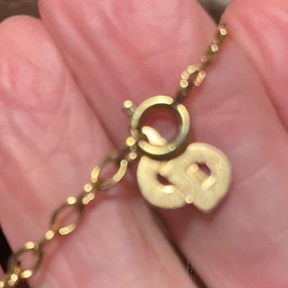 CHRISTIAN DIOR VINTAGE CRYSTAL FLOURISH PENDANT NECKLACE - Picture 4 of 4